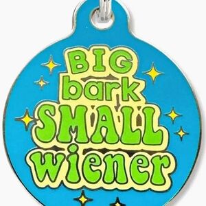 Funny Boy Dog ID Tag Charm